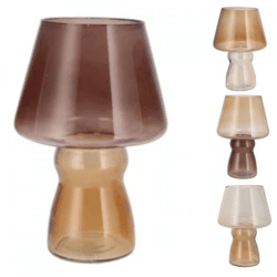 Vase Bicolore braun 25 cm 4 Stück sortiert