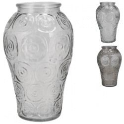 Vase Delight grau 25 cm 3 Stück sortiert