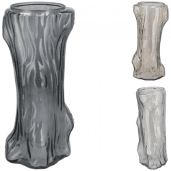 Vase Baum grau 29 cm 3 Stück sortiert