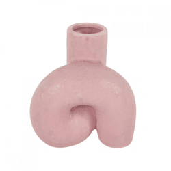 Vase Twist rosa 11,5 cm