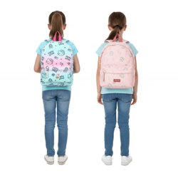 VADOBAG Kinder Rucksack für Mädchen im Hello-Kitty-Design oder Disney Marie Motiv Kindergarten-Rucksack 6L oder 8L Blau oder Rosa