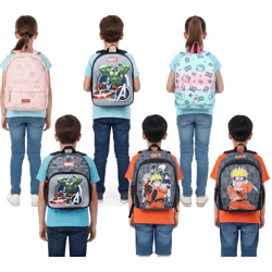 VADOBAG Kinder Rucksack für Mädchen und Jungen mit Hello-Kitty, Marie, Avengers, Naruto oder Captain America Print Kindergarten-Rucksack 