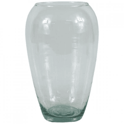 Vase glass transparent 23.5 cm