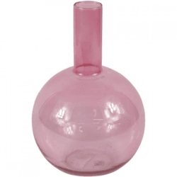 Vase rosa Glas 30,5 cm
