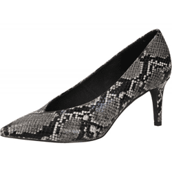 Venturini Milano High Heels gemusterte Damen Abend-Sandaletten mit Stiletto-Absatz 1031228 Schwarz