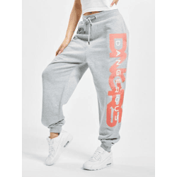 vielseitige Dangerous DNGRS Damen Hose Kordelzug Taschen mit Baumwolle Grau