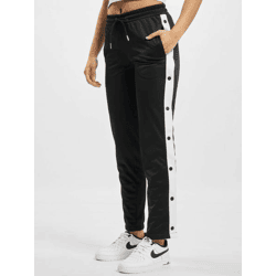 vielseitige URBAN CLASSICS Damen Hose Taschen 250 g/m² Schwarz/Weiß