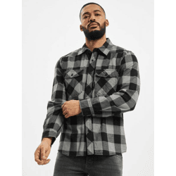 vielseitiges Brandit Herren Polo-Shirt mit Baumwolle Grau/Schwarz