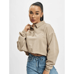vielseitiges Sixth June Damen Polo-Shirt Beige
