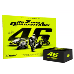 VR46 Fanbuch Von Null auf 46 Stickeralbum über die Geschichte von Valentino Rossi der MotorGP-Ikone interaktiven Erlebnissen italienische 