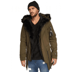 vsct Zip Decor Winter Jacket, Khaki