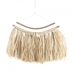Wanddekoration Raffia Tutu 25 cm