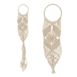 Wall hanger, macramé, ring, approx. 10x70cm
