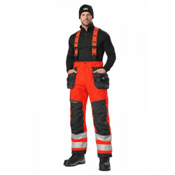 Wasserdichte Helly Hansen Alna 2.0 Herren Winter-Arbeits-Latzhose mit HellyTech Technologie Winter-Hose Arbeits-Hose Schutzklasse 71491-169