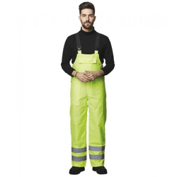 Wasserdichte Helly Hansen Alta Shelter Herren Arbeits-Hose Latzhose mit HellyTech ISO zertifiziert 71570_360 Neon-Gelb