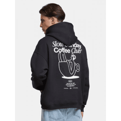 weicher Another Cotton Lab Herren Hoodie mit Baumwolle Schwarz