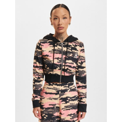 weicher Dangerous DNGRS Damen Hoodie Reißverschluss Kapuze 280 g/m² mit Baumwolle Camouflage
