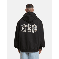 weicher DEF Herren Hoodie Kapuze mit Baumwolle Schwarz