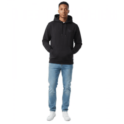weicher ON THAT ASS Arcano Hoodie Herren Baumwoll-Sweater mit Fleece-Innenfutter Schwarz
