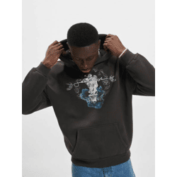 weicher Sean John Herren Hoodie Kordelzug Rippbündchen mit Baumwolle Schwarz