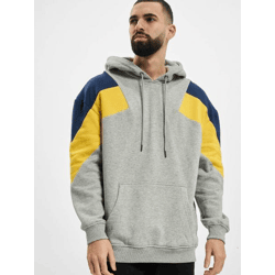 weicher URBAN CLASSICS Herren Hoodie 300 g/m² mit Baumwolle Grau/Bunt