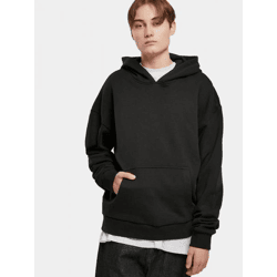 Soft Urban Classics Men's Hoodie, 460 g/m², with cotton, black