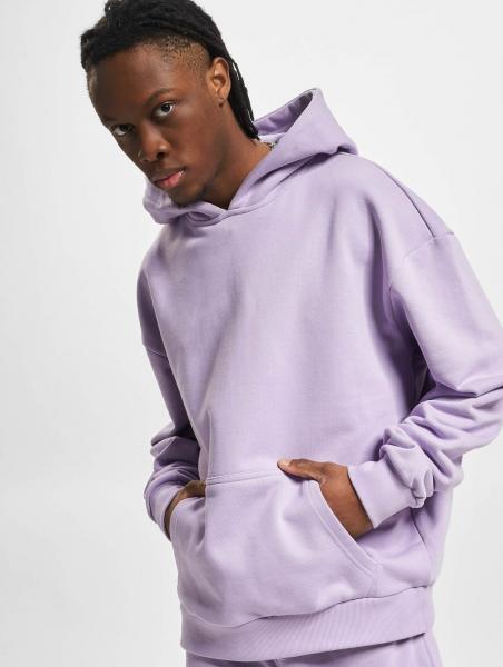 weicher Urban Classics Herren Hoodie Kordelzug Kapuze 460 g/m&sup2; mit Baumwolle Violett