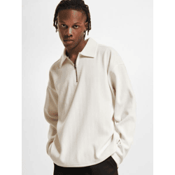 Soft Jack & Jones Men's Stretch Sweatshirt in Cream-White