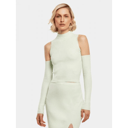 weiches Urban Classics Damen Sweatshirt Taschen Oversize 12 g/m² Pastell-Grün