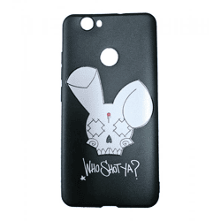 WHO SHOT YA? Bunny Logo Huawei Handyhülle schwarz NOVA