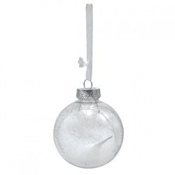 Wilko Christmas ball feathers 9 cm 12 pieces