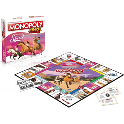 Winning Moves 47421 - Monopoly Junior: Spirit Riding Free - Brettspiel
