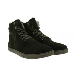 zeitlose GROUNDIES Barfußschuhe Vancouver widerstandsfähige Herren Echtleder Trekking Boots mit TrueSense und Schafwolle GND-220242-04 Br