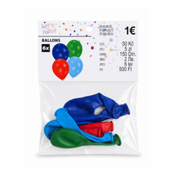 4 Latexballons „Smiley“ von TEDi