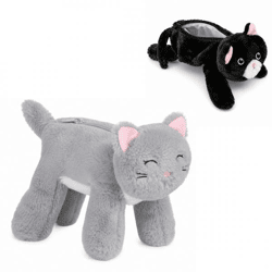 A Tail of Tails Katzen-Etui 30 cm, 2er-Set, sortiert