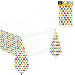 Amscan Tischdecke „Smiley“ aus Papier, 115 x 175 cm