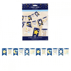 Amscan-Fahnenkette „Twinkle Little Star“, 4,57 m