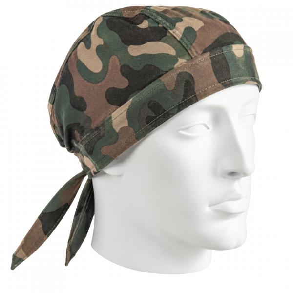 Green Camo Bandana, One Size