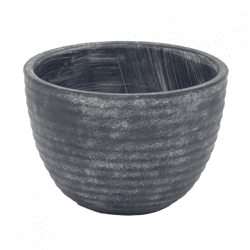 Blumentopf Turner Bowl grau 15 cm