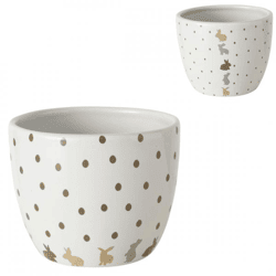 Boltze Blumentopf Tinka 10 cm, 2er-Set, sortiert