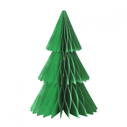 Boltze Weihnachtsbaum „Favora“ aus Papier, grün, 30 cm