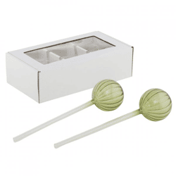 Boltze Pflanzentropfer Bolpa, Glas, grün, 24 cm, 2er-Set
