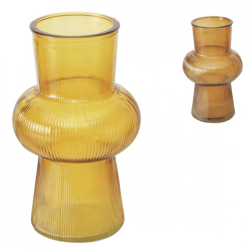 Boltze Vase Norana braun 20 cm, 2 Stück, sortiert