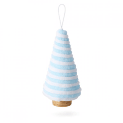 Boltze Christmas Ornament Strimma Blue/White 14 cm