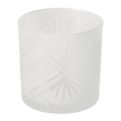 Boltze Windlicht Carvo, weiß, 10 cm