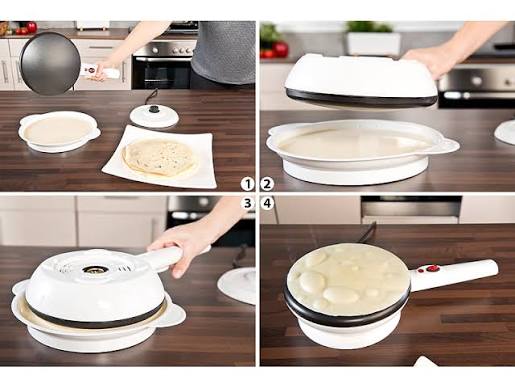 Crêpes-Maker Ø 20 cm – zweischichtige Antihaftbeschichtung