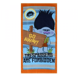 Dreamworks Trolls Badetuch blau 70 x 140 cm