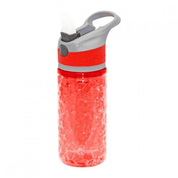 Green Canteen Trinkflasche aus Tritan, doppelwandig, Crackle-Rot, 354 ml