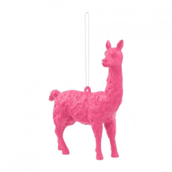 Anhänger Lama rosa 11 cm