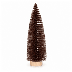 House of Seasons Weihnachtsbaum Glitter braun 32 cm